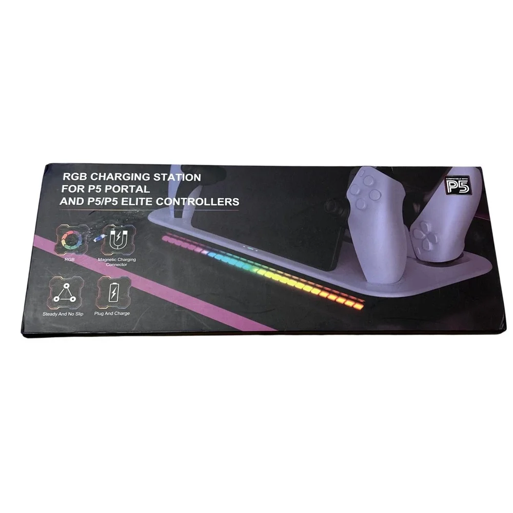 RGB Charging‎ Station for P5 Portal and P5 P5 Elite Controllers Magnetic Plug